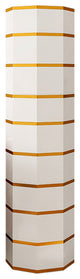 White Swivel Rotating Shoe Rack with 3 Doors 9-Tier Modern Shoe Cabinet