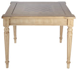 Vincent Antique Beige Multi-Game Card Table