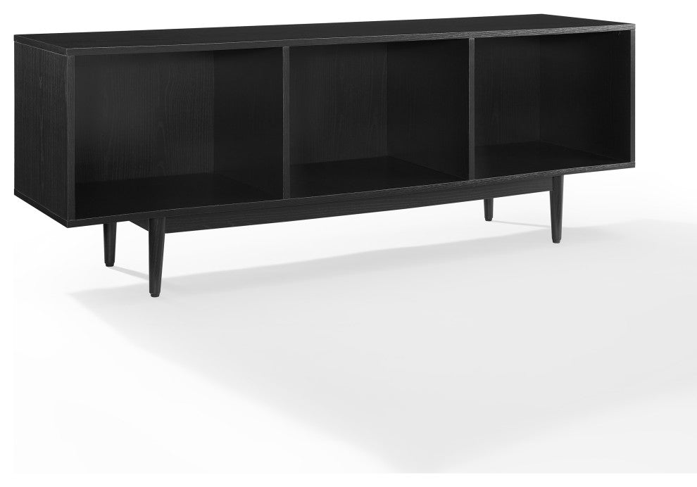 Liam Large Record Storage Console Cabinet Black