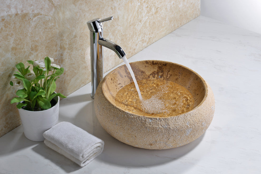 ANZZI Livy Series Exotic Stone Bathroom Vessel Sink