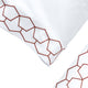 Hex Pillowcases, Set of 2, Brick, Standard