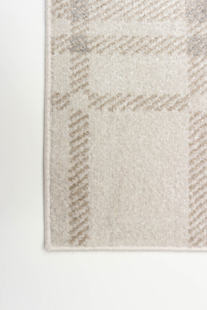 Aqua Roma Area Rug, Ivory, 2'6"x8'