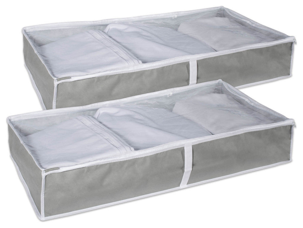 DII Gray Soft Storage  (Set of 2)