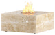 Famosa Fire Pit Table 40"x40"x18" Cafe Creme, Bottled Propane
