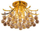 Artistry Lighting Toureg Collection Flush Mount Chandelier 16x15, Gold