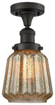 Innovations Lighting 517-1Ch-Ob-G146-Led 1 Light Dimmable Led Semi-Flush Mount