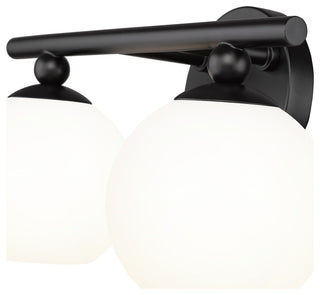 Z-LITE 2-Light Vanity, Matte Black