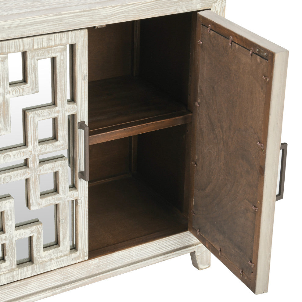 Arley 6-Door Sideboard White by Kosas Home