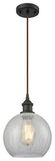 Innovations Lighting 516-1P-OB-G122-8 Athens 1 Light 8" Mini Pendant