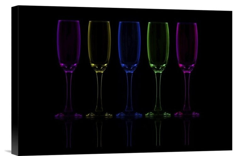 "Flutes" Stretched Canvas Giclee by Howard Ashton-Jones, 18x12"