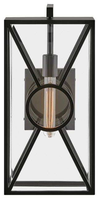 Hinkley Brixton Medium Wall Mount Lantern, Black