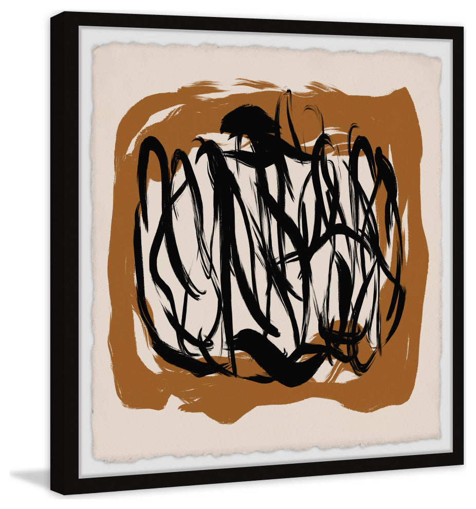 "Lonely Dimension" Framed Painting Print, 12x12