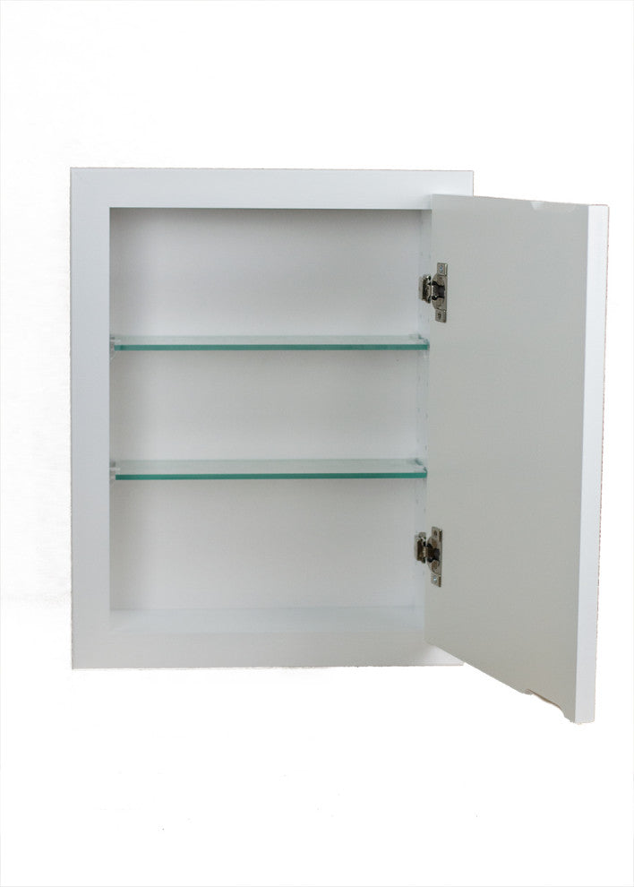 Tyndall On the Wall White Cabinet 25.5h x 15.5w x 3.5d
