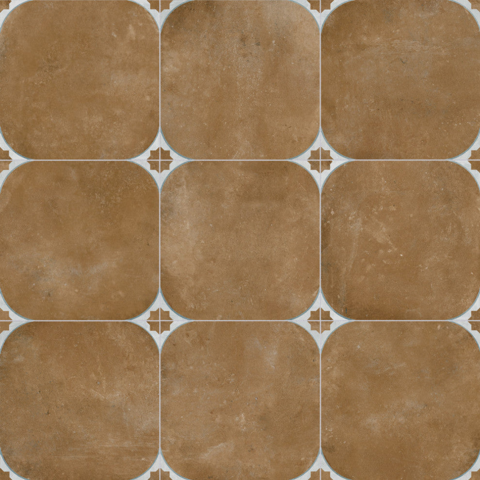 Tetuan Arena Porcelain Floor and Wall Tile, Terra