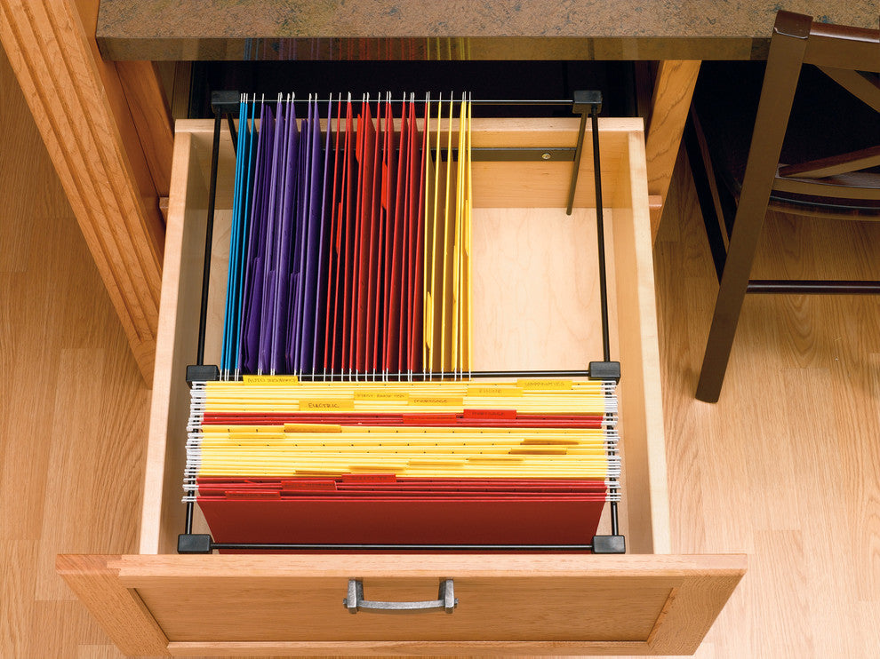 13" File Drawer System Black Rev-A-Shelf RAS-SMFD-52