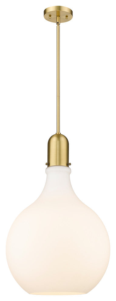 Innovations Lighting 492-1S-SG-G581-16-LED Amherst 1 Light 15.75" Pendant
