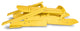 Polywood Palm Coast Folding Adirondack, Lemon