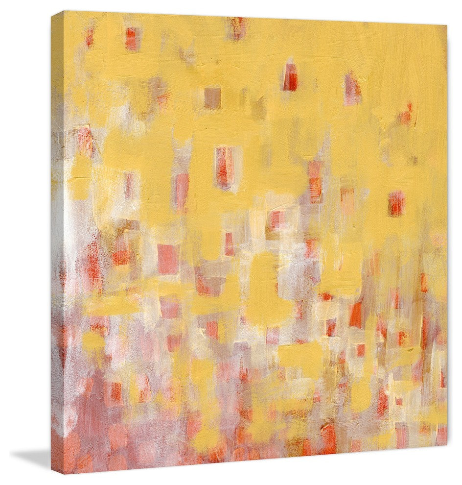 Marmont Hill, "Naples" by Nikki Galapon Painting Print on Wrapped Canvas, 40x40
