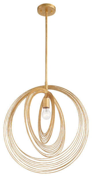 Doral One Light Pendant in Renaissance Gold
