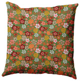 Succulent Garden Accent Pillow, Scallion, 16"x16"
