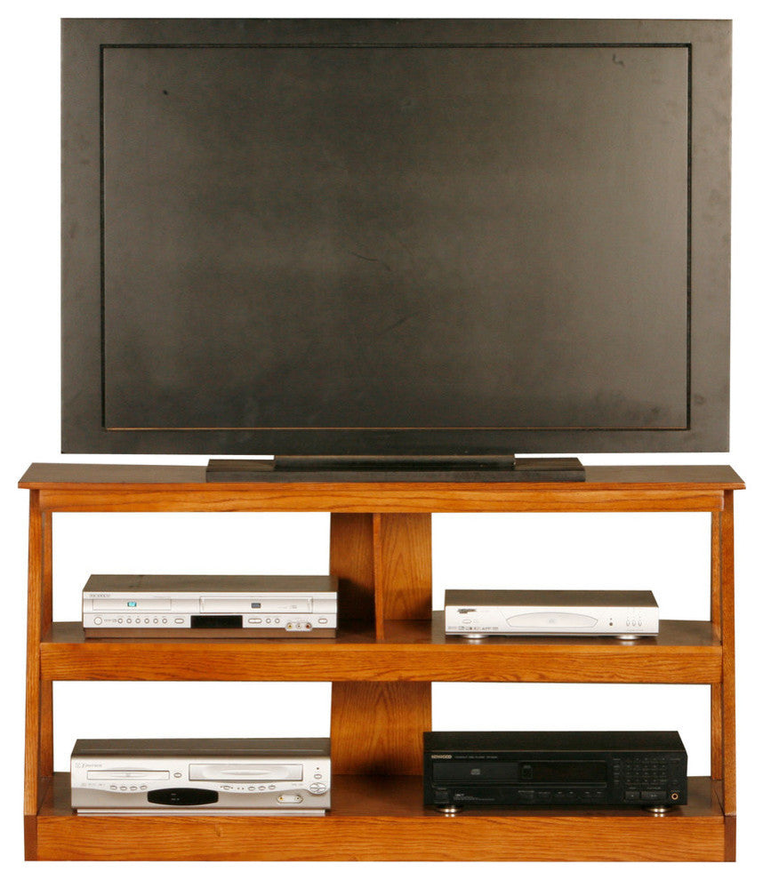 Eagle Furniture 48" Open TV Cart, Medium Oak