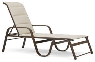 Key West Padded Sling Stacking Adjustable Chaise