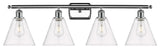 Innovations 516-4W-PC-GBC-82-LED 4 Light Bath Vanity Light, Polished Chrome