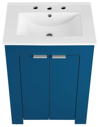 Maybelle 24" Bathroom Vanity, Navy White