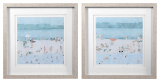 Uttermost Sea Glass Sandbar Framed Prints, Set of 2, 33695