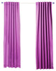 Solid Thermal Blackout Curtain Panels, Violet, 120", Set of 2