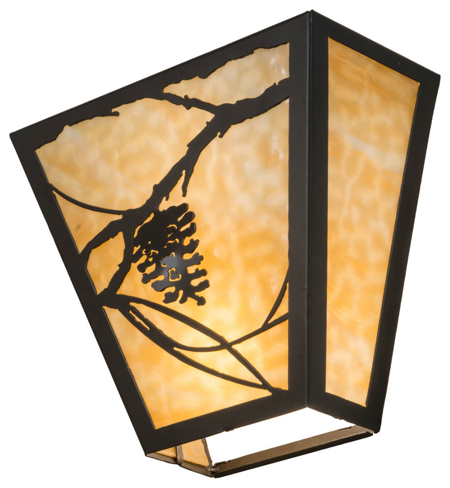13"W Whispering Pines Wall Sconce