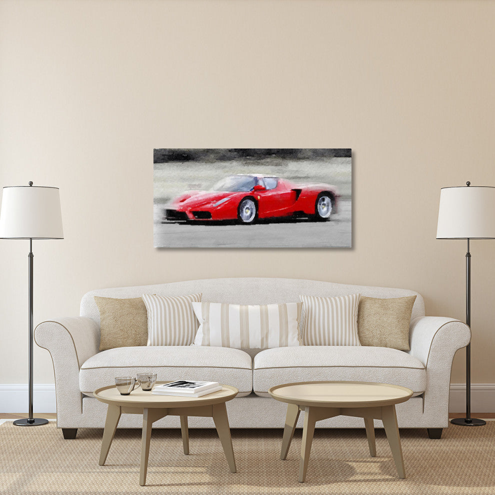 "2002 Ferrari Enzo Watercolor" Fine Art Print