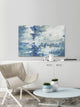 "Vast Blue Hues" Painting Print on Wrapped Canvas, 30"x20"