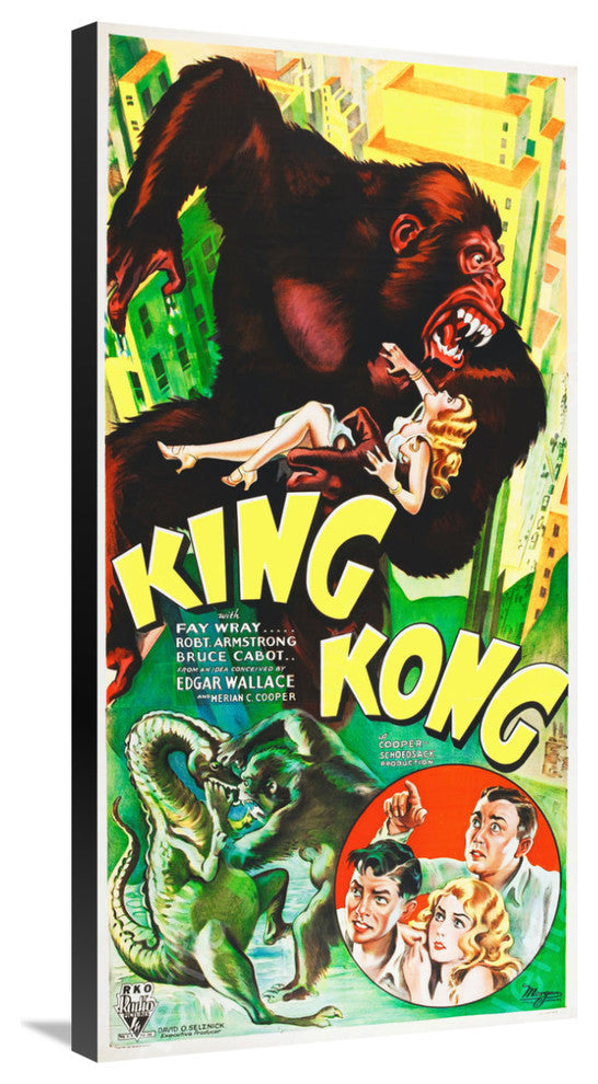 "King Kong" Stretched Canvas Giclee by Hollywood Photo Archive, 18x36"
