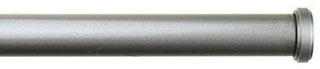 5/8" Bouchon Adjustable Curtain Rod, 48"-84", Pewter