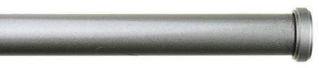 5/8" Bouchon Adjustable Curtain Rod, 48"-84", Pewter