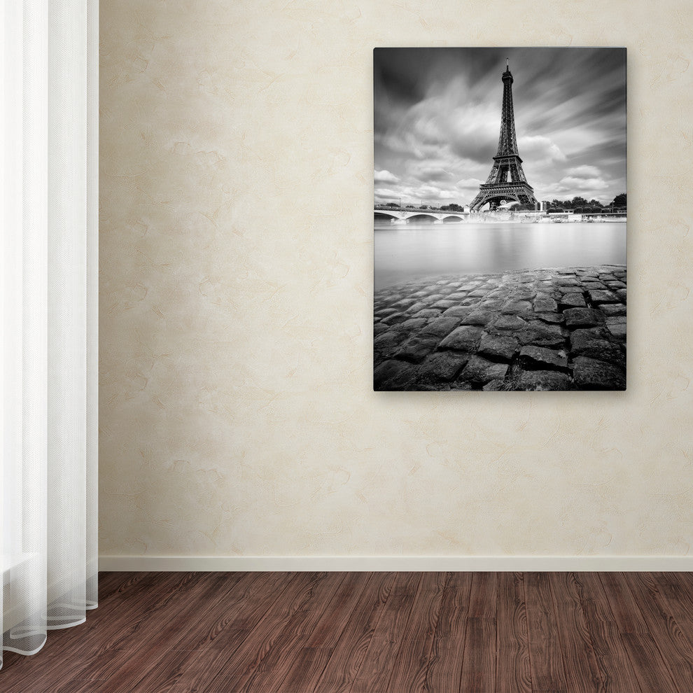 'Eiffel Tower Study I' Canvas Art by Moises Levy