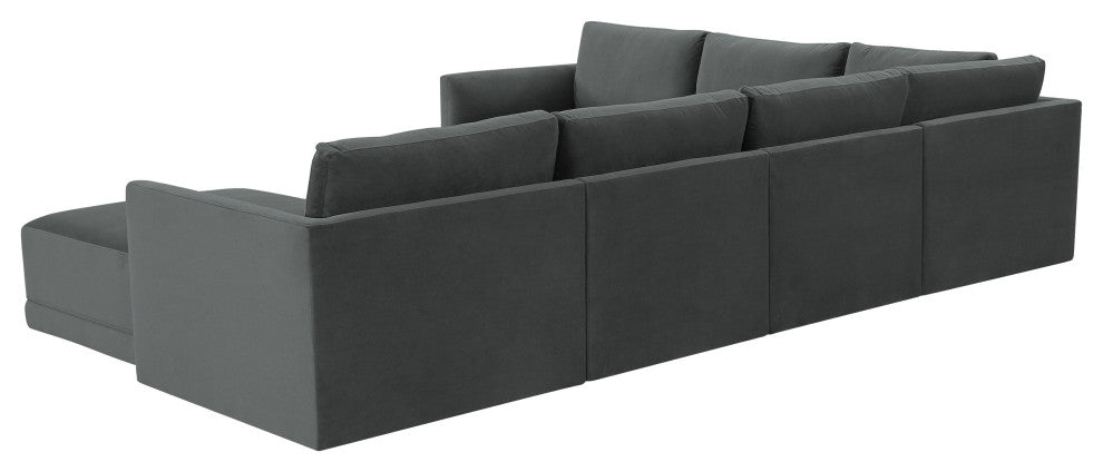 Willow Charcoal Modular Large Chaise Sectional