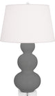 Robert Abbey RA-MCR43 1-Light Table Lamp, Triple Gourd