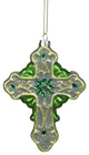 5" Luck of the Irish Cross Christmas Ornament