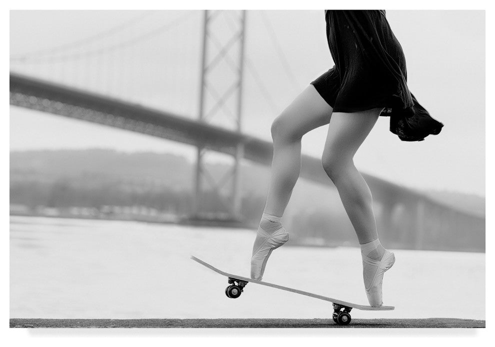 Howard Ashton Jones 'Skater Girl' Canvas Art, 19"x12"