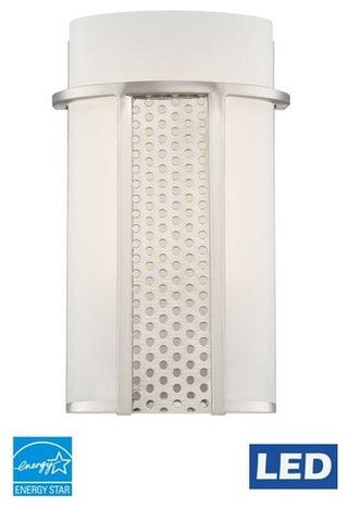 Lucern LED Wall Sconce, Satin Platinum