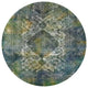 Ahgly Company Indoor Round Mid-Century Modern Area Rugs, 4' Round