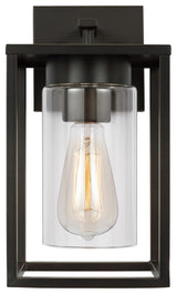 Vado 1-Light Outdoor Wall Lantern, Antique Bronze