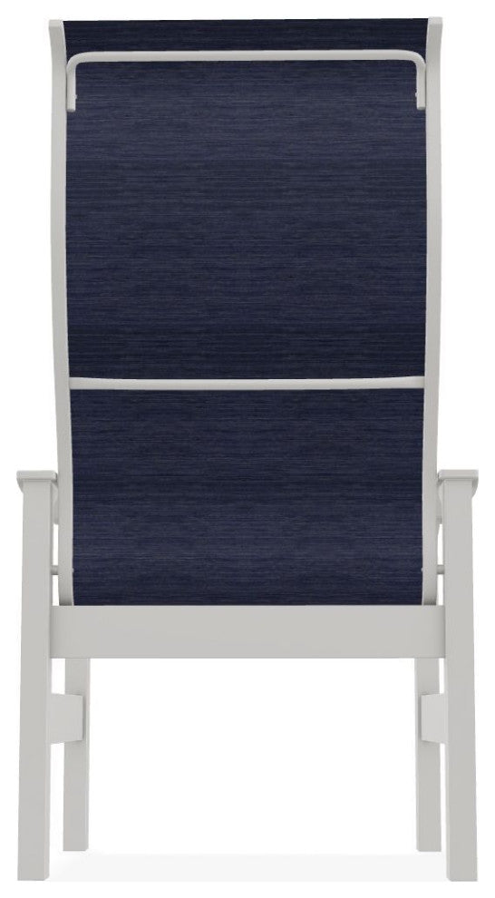 Leeward Sling Outdoor Supreme Armchair, Collect Indigo/Snow