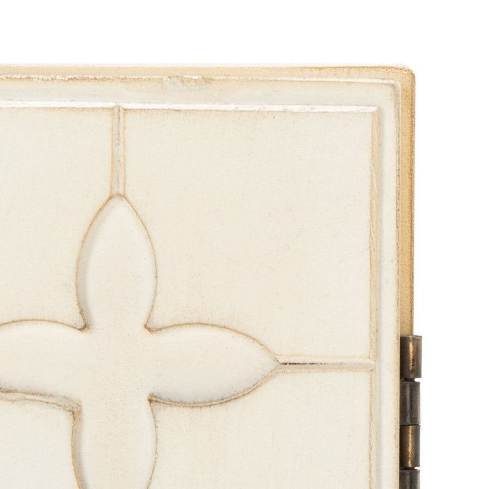 Safavieh Sula 2 Door 1 Shelf Chest, Antique White