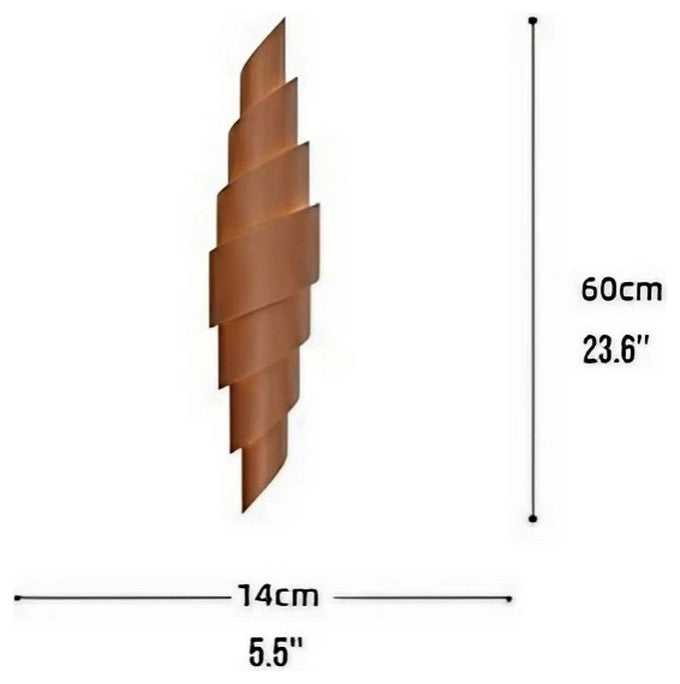 Creative Wall Lamp in Italian Style for Living Room, Bedroom, Brown