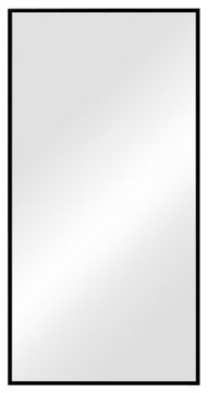 Mattox Mirror, Black, 16"w X 32"h X 1"d
