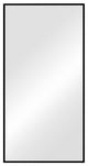 Mattox Mirror, Black, 16"w X 32"h X 1"d