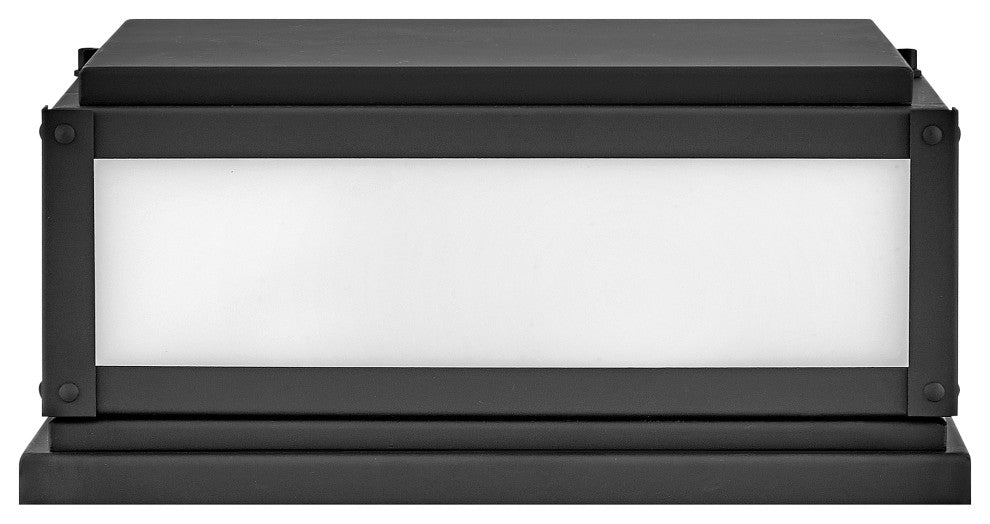 Hinkley Max Small Pier Mount Lantern, Black